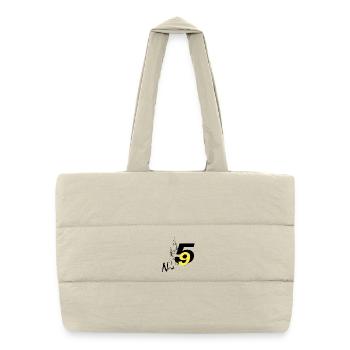Nord - Sac shopping matelassé - blanc naturel - Devant