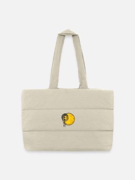 Éolienne australienne - Sac shopping matelassé - blanc naturel