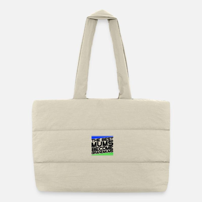 Cool Grand-mère Déclaration Grand-mère Félicitations Sac shopping matelassé