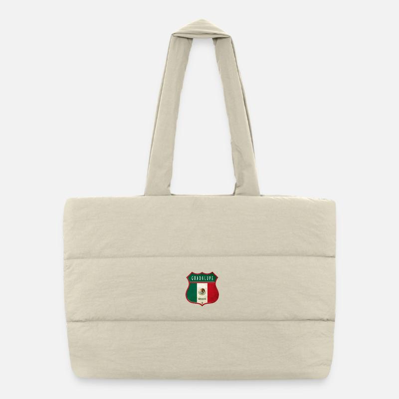 Écusson Guadalupe Mexico Sac shopping matelassé
