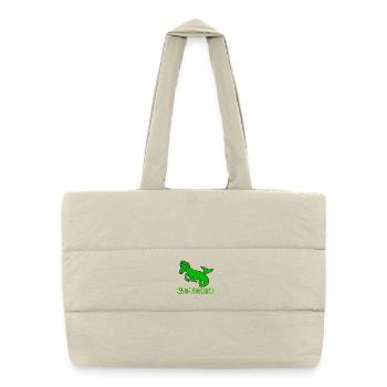 Signe du zodiaque Capricorne Horoscope Superstition - Sac shopping matelassé - blanc naturel - Devant