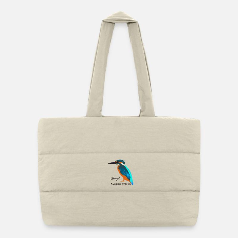 Eisvogel, Wissenschaftliche / Deutsche Bezeichnung Puffer-Einkaufstasche