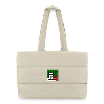 Zan Zendegi Azadi, Woman Life Freedom - Puffer Shopping Bag - natural - Front