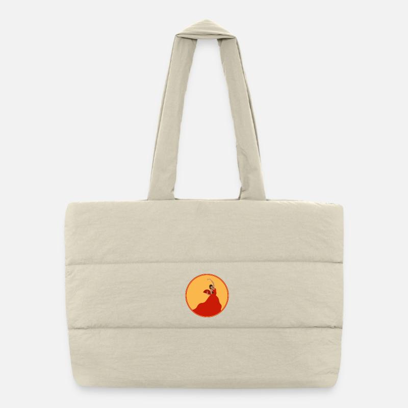 Danseur de flamenco 3 Sac shopping matelassé