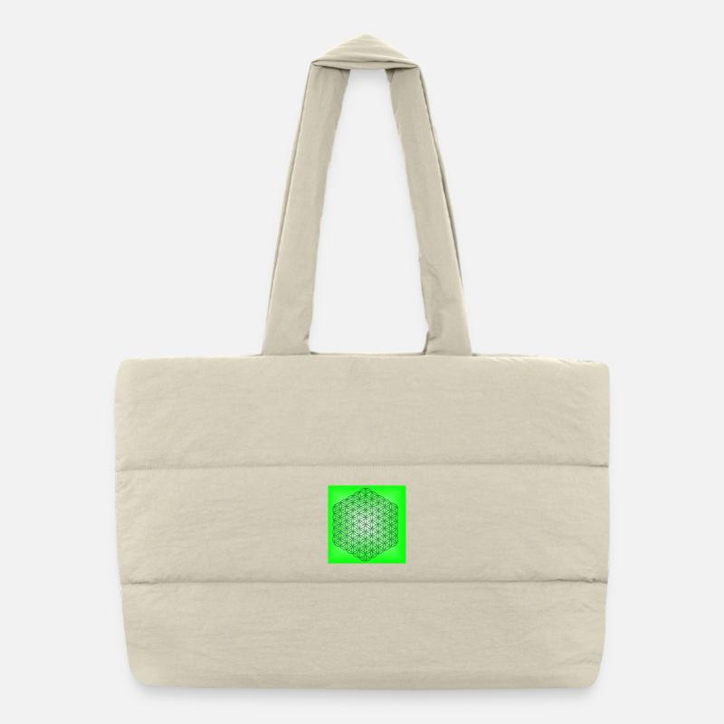 Fleur de Vie pour la Détente - 5ème Dimension Sac shopping matelassé