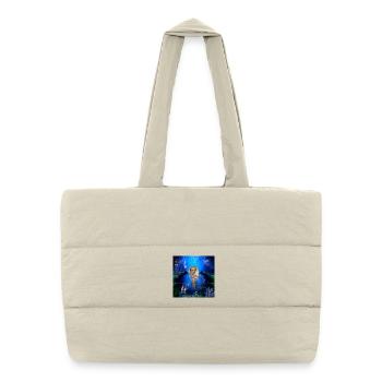 Douce petite sirène - Sac shopping matelassé - blanc naturel - Devant