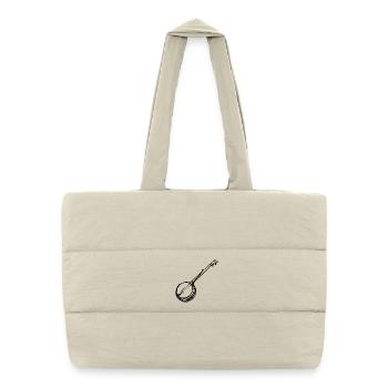 Croquis Banjo - Sac shopping matelassé - blanc naturel - Devant