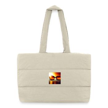 Sunglass-Skyline - Gesteppte Shopping Bag - Naturweiß - Vorne