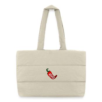 NEUORDIVERSITY ADHD PEPERONI - Puffer Shopping Bag - natural - Front