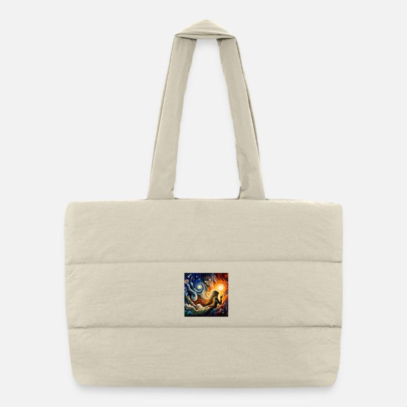 Starry Sky Puffer Shopping Bag