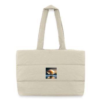 Moth - Puffer Shopping Bag - natural - Front