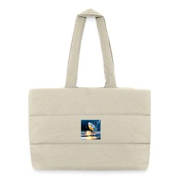 Butterfly - Puffer Shopping Bag - natural - Front