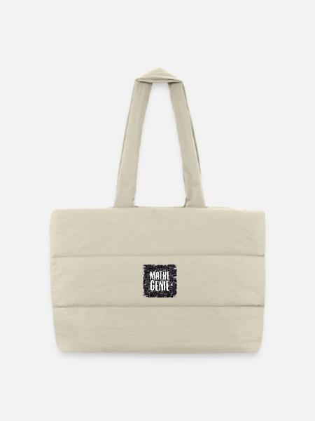 Mathe-Genie Mathematik Genie Mathe Geschenk - Gesteppte Shopping Bag - Naturweiß