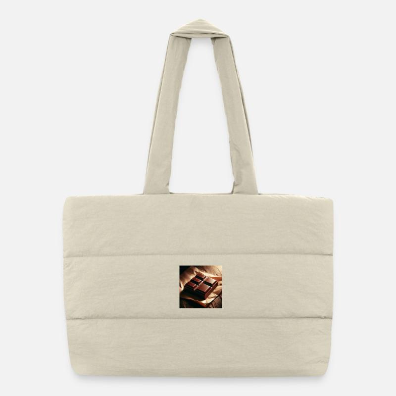 Chocolate Puffer Shopping Bag
