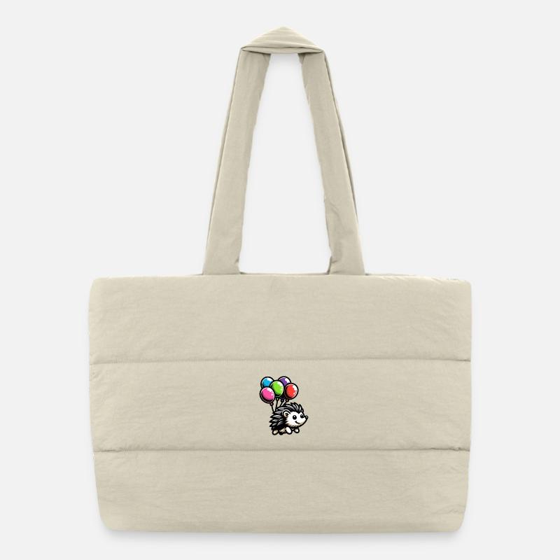 Hedgehog Harmony : le copain ballon Sac shopping matelassé