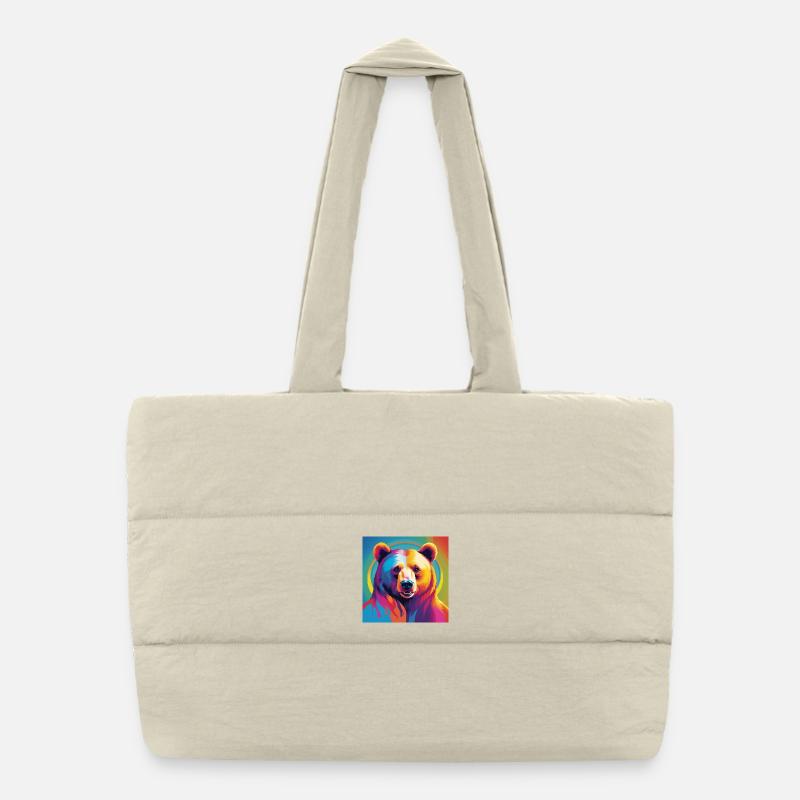 Pride Bear Puffer-Einkaufstasche