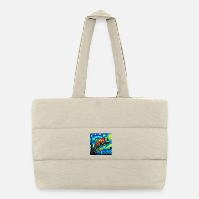 Caméléon Sac shopping matelassé