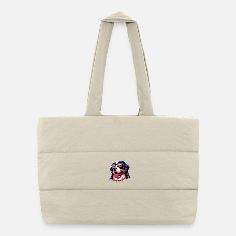 Bouvier bernois Sac shopping matelassé