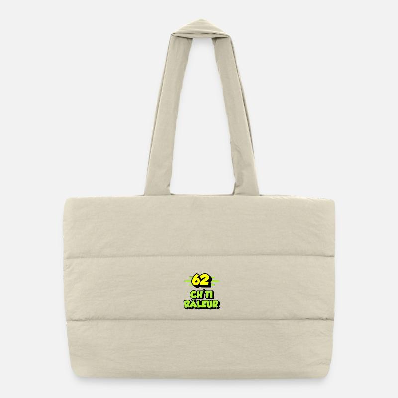 Ch'ti râleur Sac shopping matelassé