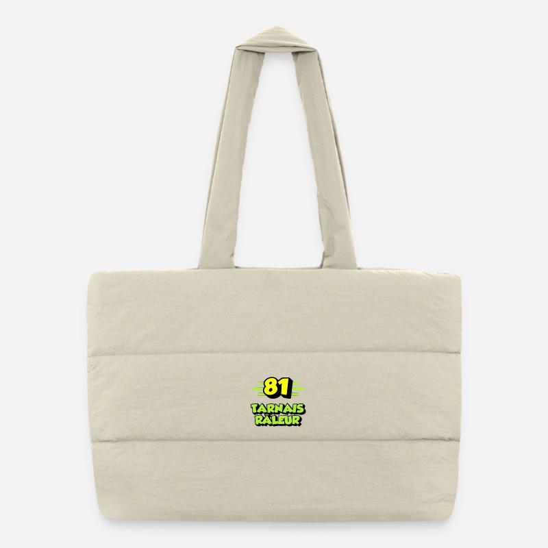 Tarnais râleur Sac shopping matelassé