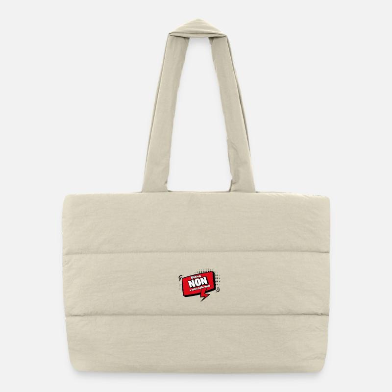 Sag nein zu deiner Schwiegermutter Puffer-Einkaufstasche