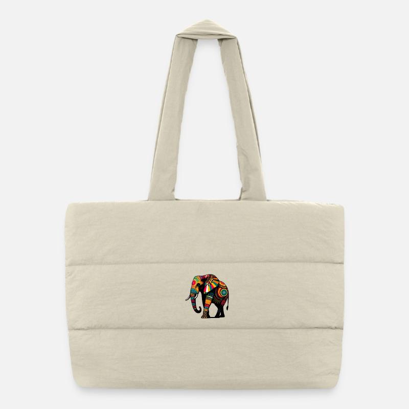 Elefant Puffer-Einkaufstasche
