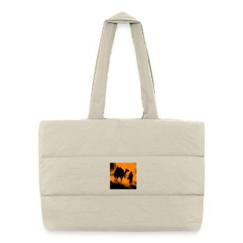 Wild Desert - Puffer Shopping Bag - natural - Front