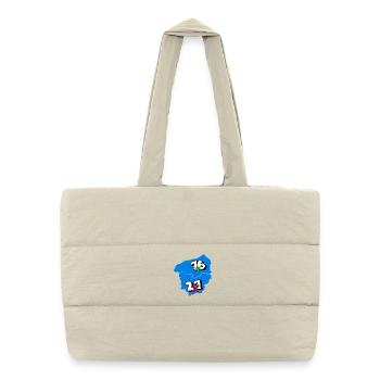 Upper Normandy Region - Puffer Shopping Bag - natural - Front