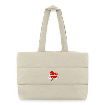 Awesome Mommy - Puffer Shopping Bag - natural - Front