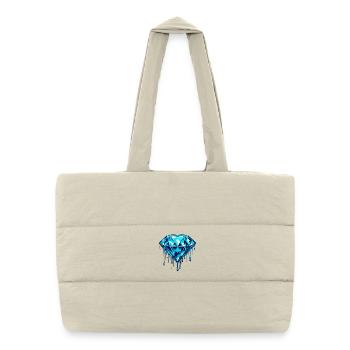 Diamond - Puffer Shopping Bag - natural - Front