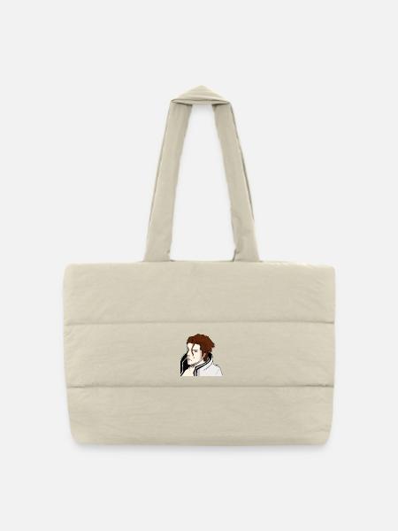 [BLEACH] Aizen Sosuke Design - Puffer Shopping Bag - natural