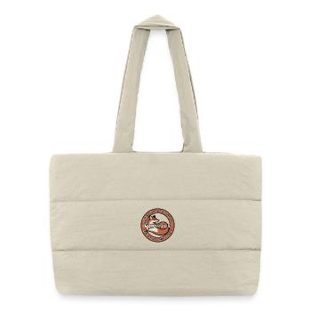 Accro au renard - Sac shopping matelassé - blanc naturel - Devant