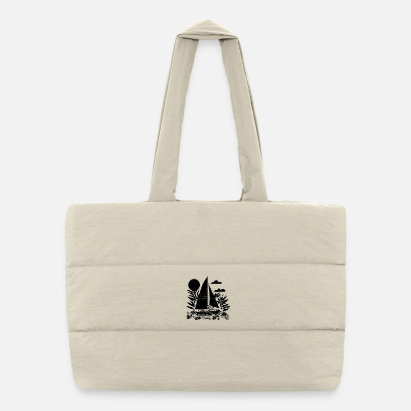 Dessin animé Voile Sac shopping matelassé