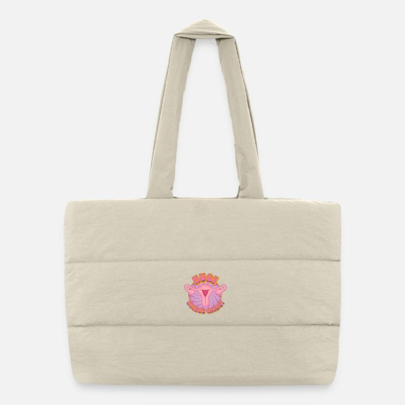 Huge Uterus Energy – Power & Empowerment Puffer Shopping Bag