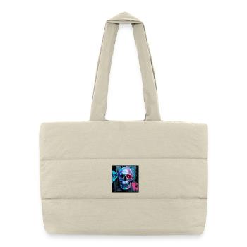 Domo arigato skull - Puffer Shopping Bag - natural - Front