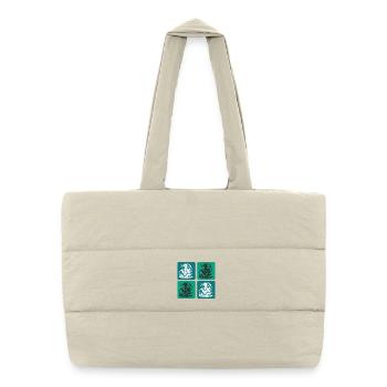 Mining Design - Puffer Shopping Bag - natural - Front
