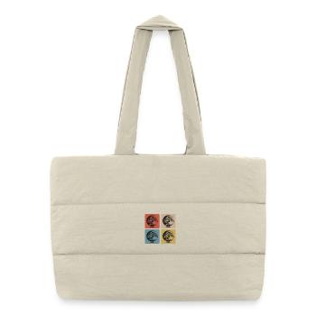 Bonsaï Coucher de soleil - Sac shopping matelassé - blanc naturel - Devant