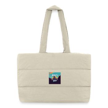 Rebel s Ride - Sac shopping matelassé - blanc naturel - Devant