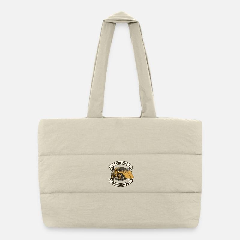 Strassenbau Geschenk Strassenbauer Baustelle Puffer-Einkaufstasche