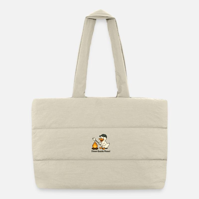 S’more charlatans s’il vous plaît ! – Canard de camping Sac shopping matelassé