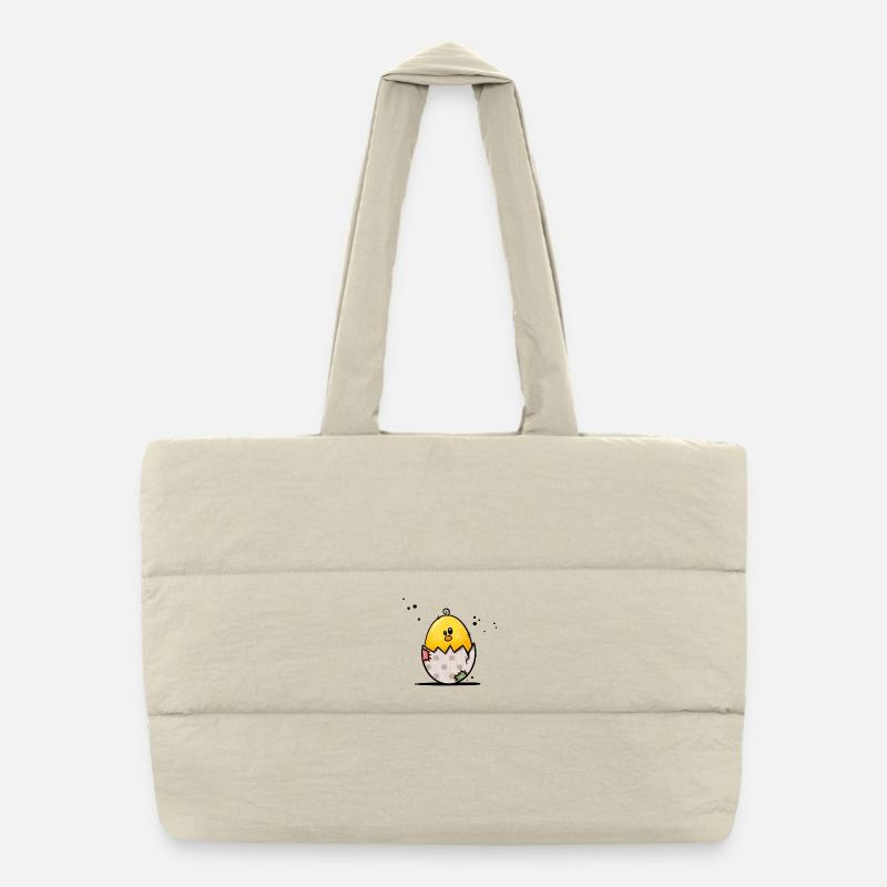 Hello chicks Puffer Shopping Bag