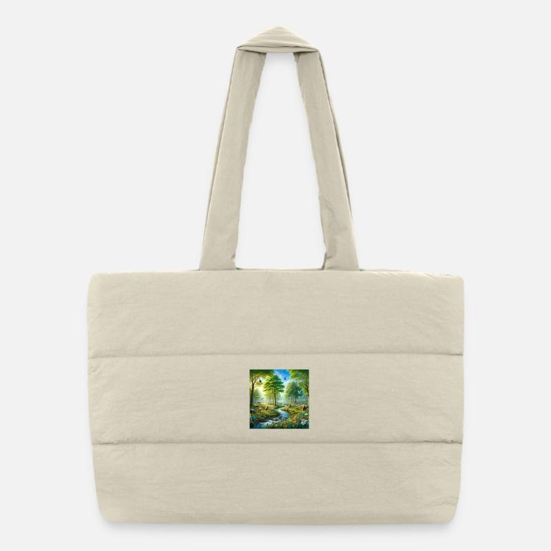Rêve de nature harmonieuse Sac shopping matelassé