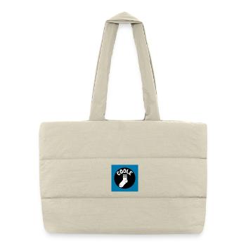 Cool sock socks and funny saying - Puffer Shopping Bag - natural - Front