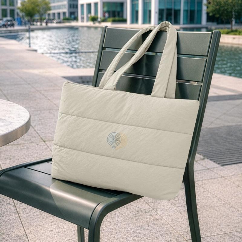 Interférence concentrique – Conception physique Sac shopping matelassé