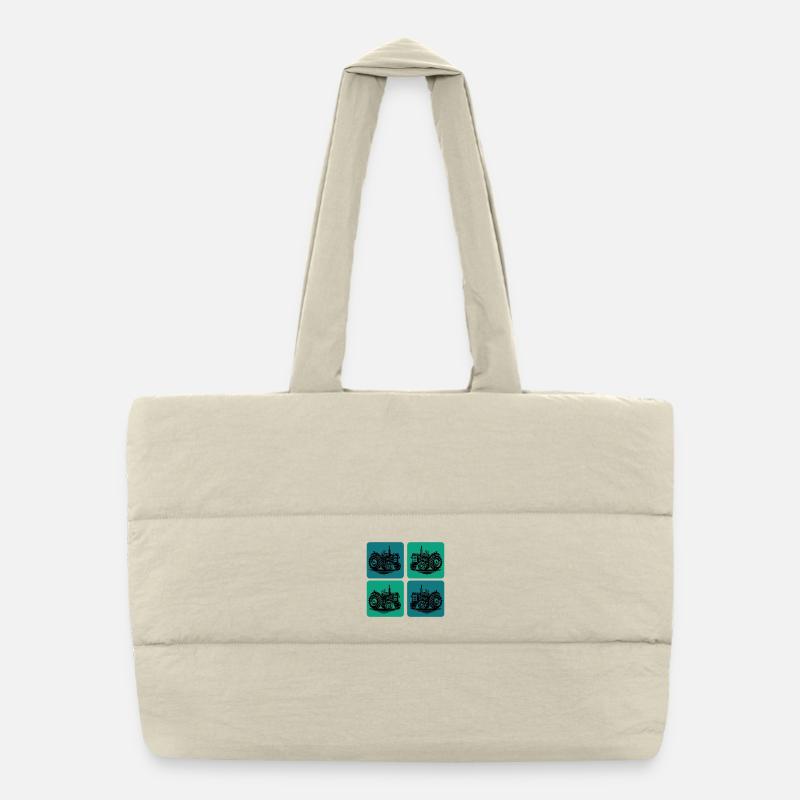 Sac shopping matelassé