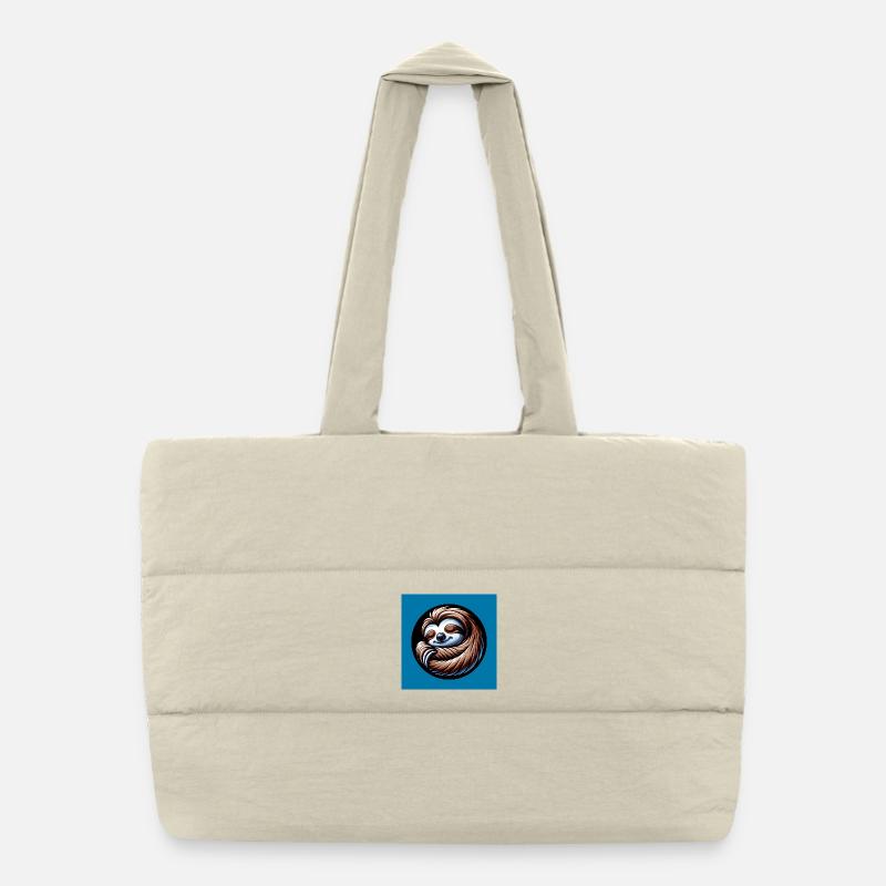 Sloth - always stay cool with the calm Puffer Shopping Bag
