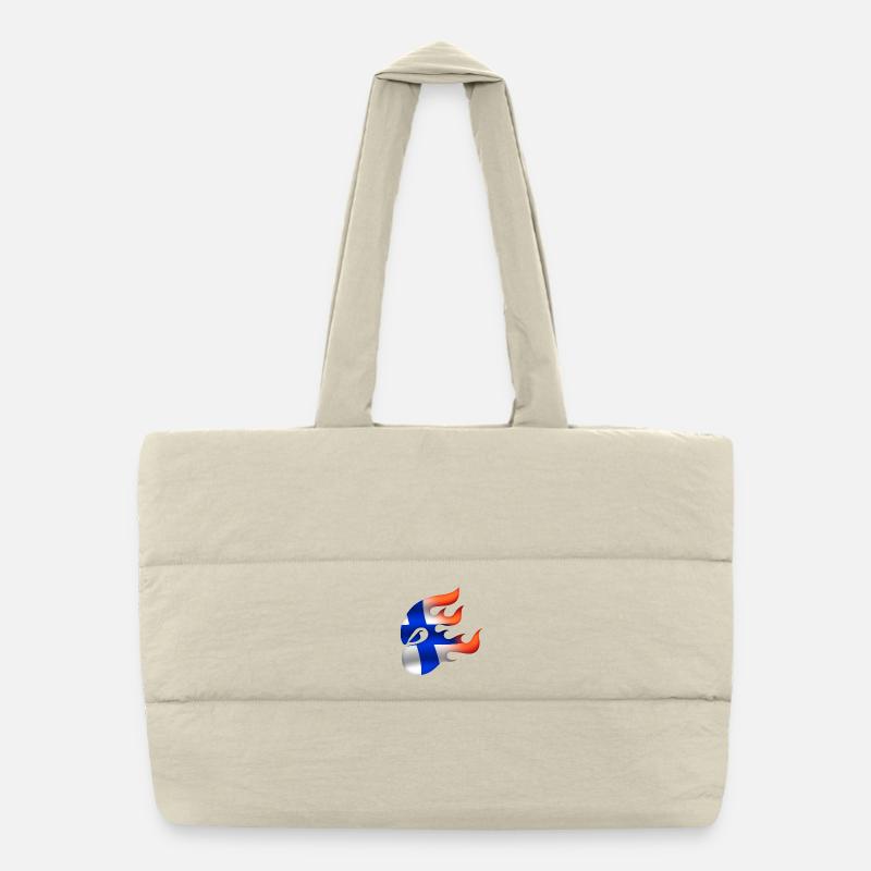 Drapeau de la Finlande - Finlande - Ninja Sac shopping matelassé