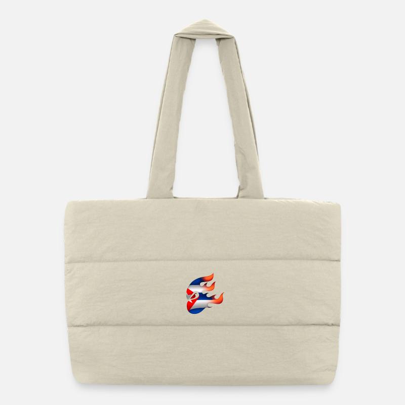 Drapeau de Cuba - Cuba - Ninja Sac shopping matelassé