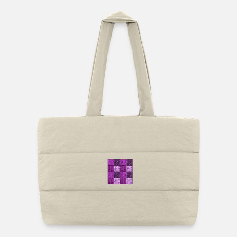 Cactus V11 fuc - Puffer Shopping Bag - natural