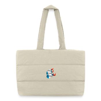 Drapeau du Guatemala - Guatemala - Ninja - Sac shopping matelassé - blanc naturel - Devant
